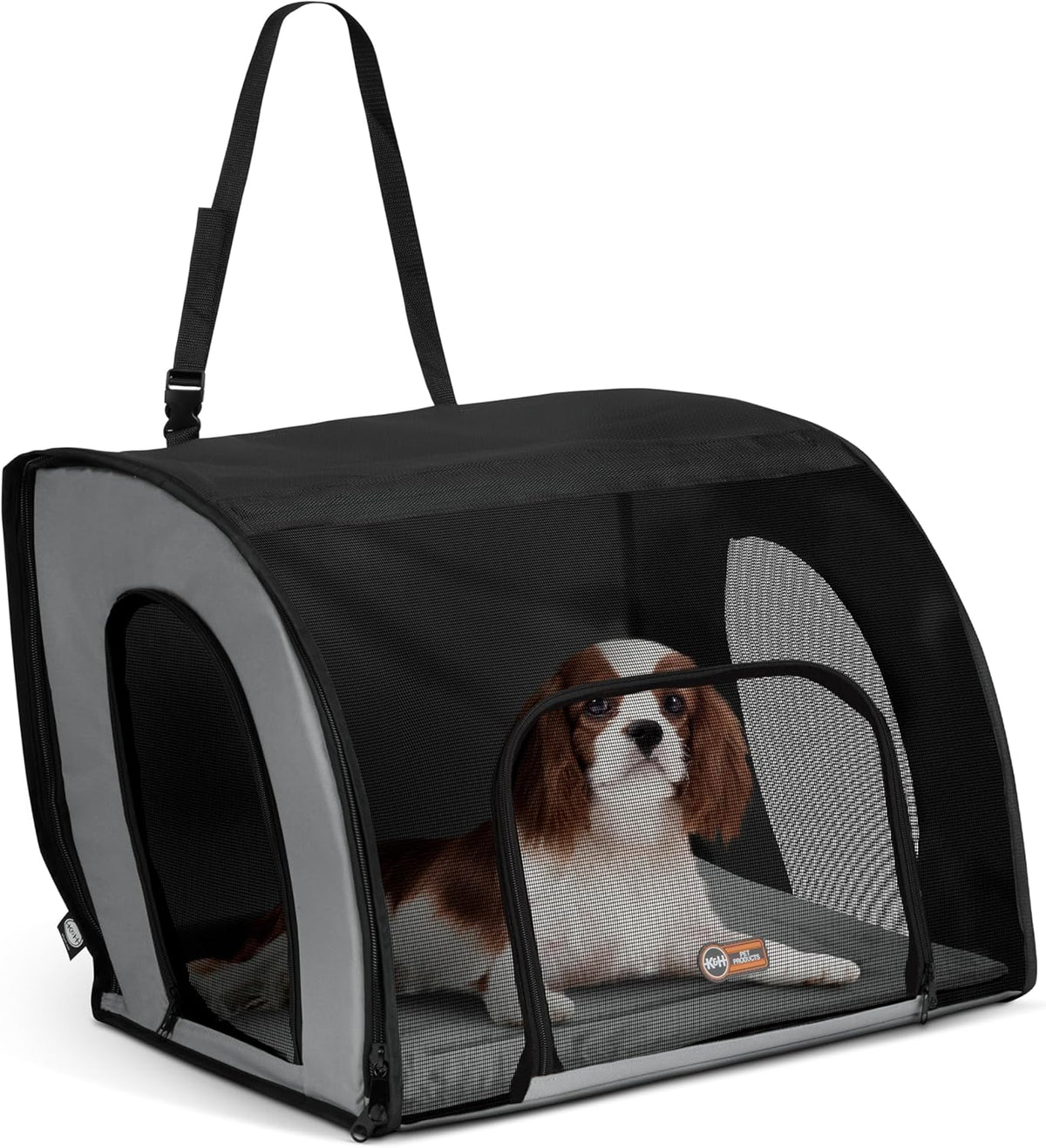 Enclosed Dog Car Seat, Travel Safety Carrier , Dog Travel
