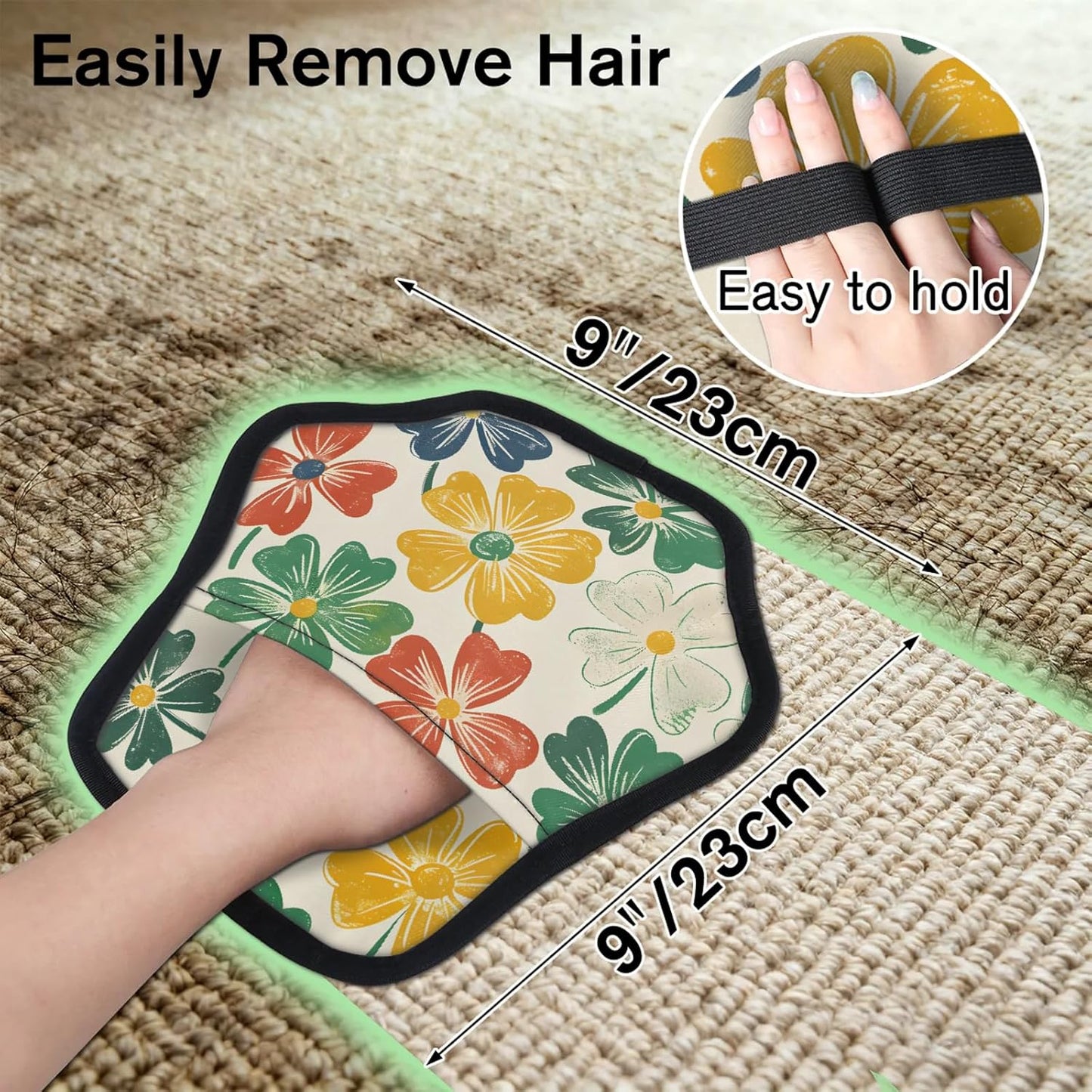 Pet Hair Removal Glove for Dogs Cats Reusable Washable Set