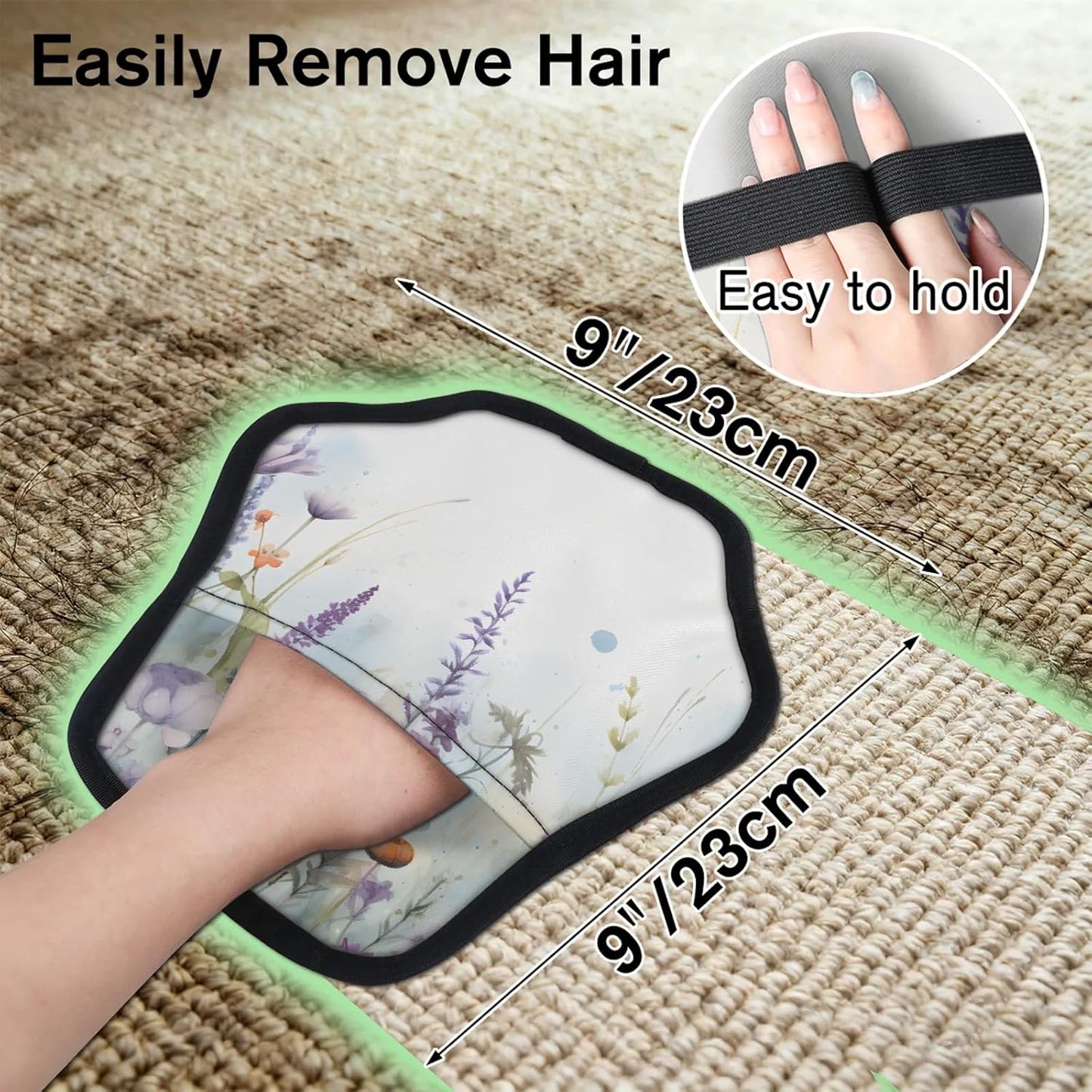 Pet Hair Removal Glove for Dogs Cats Reusable Washable Set