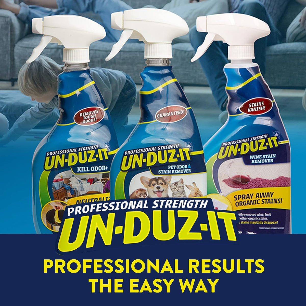 Un-Duz-It Pet Odor and Stain Remover Spray, Pet Stain