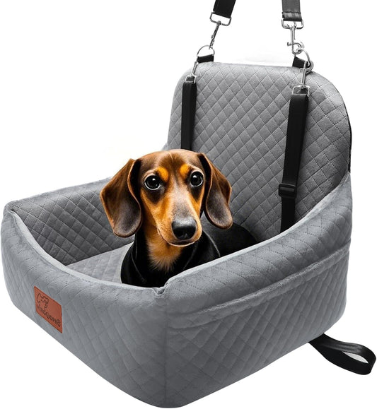 Car Dog Seat,Pet Booster Carseats for Dogs up to 25lbs,Safe