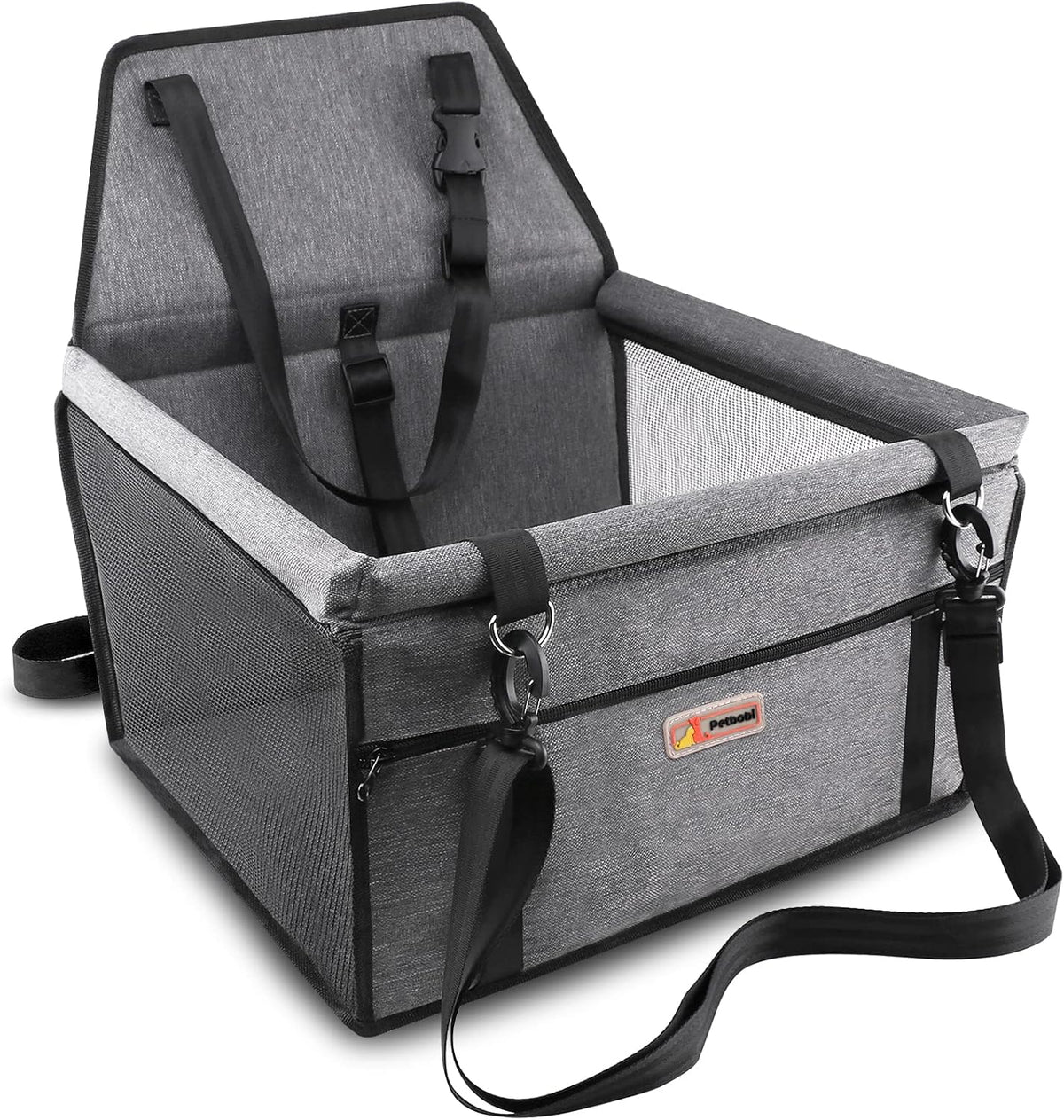 Pet Reinforce Car Booster Seat for Dog Portable and
