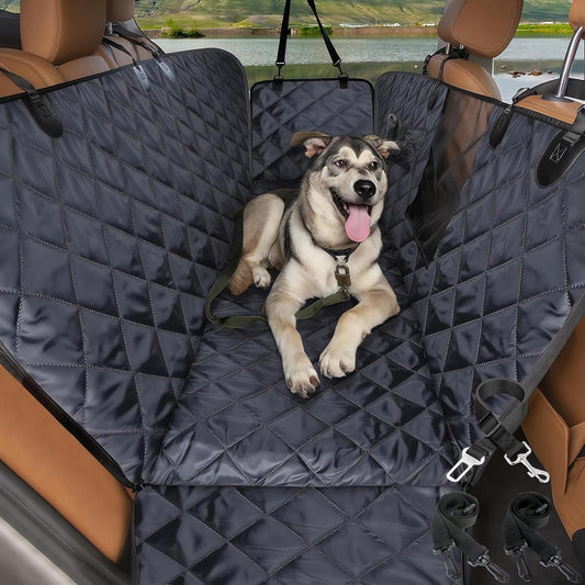 Truck Dog Seat Cover for Pickup Back Seat | Mesh Window &