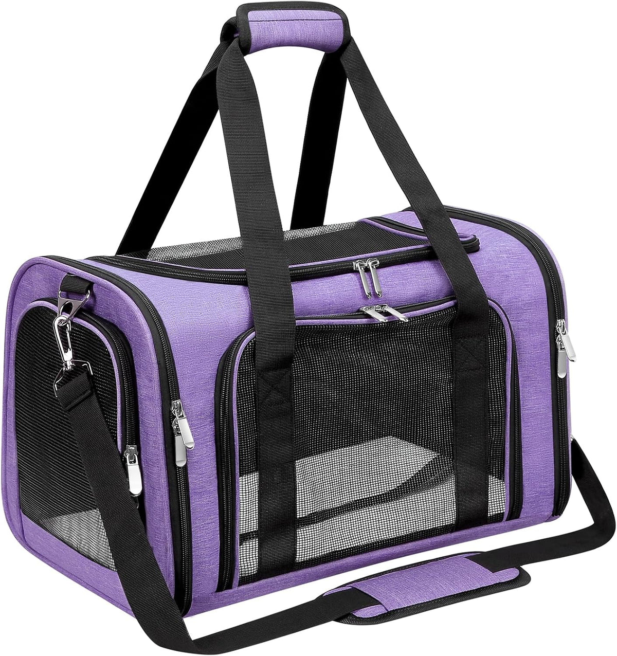 Soft-Sided Cat/Dog/Pet Carrier, Collapsible Pets Travel