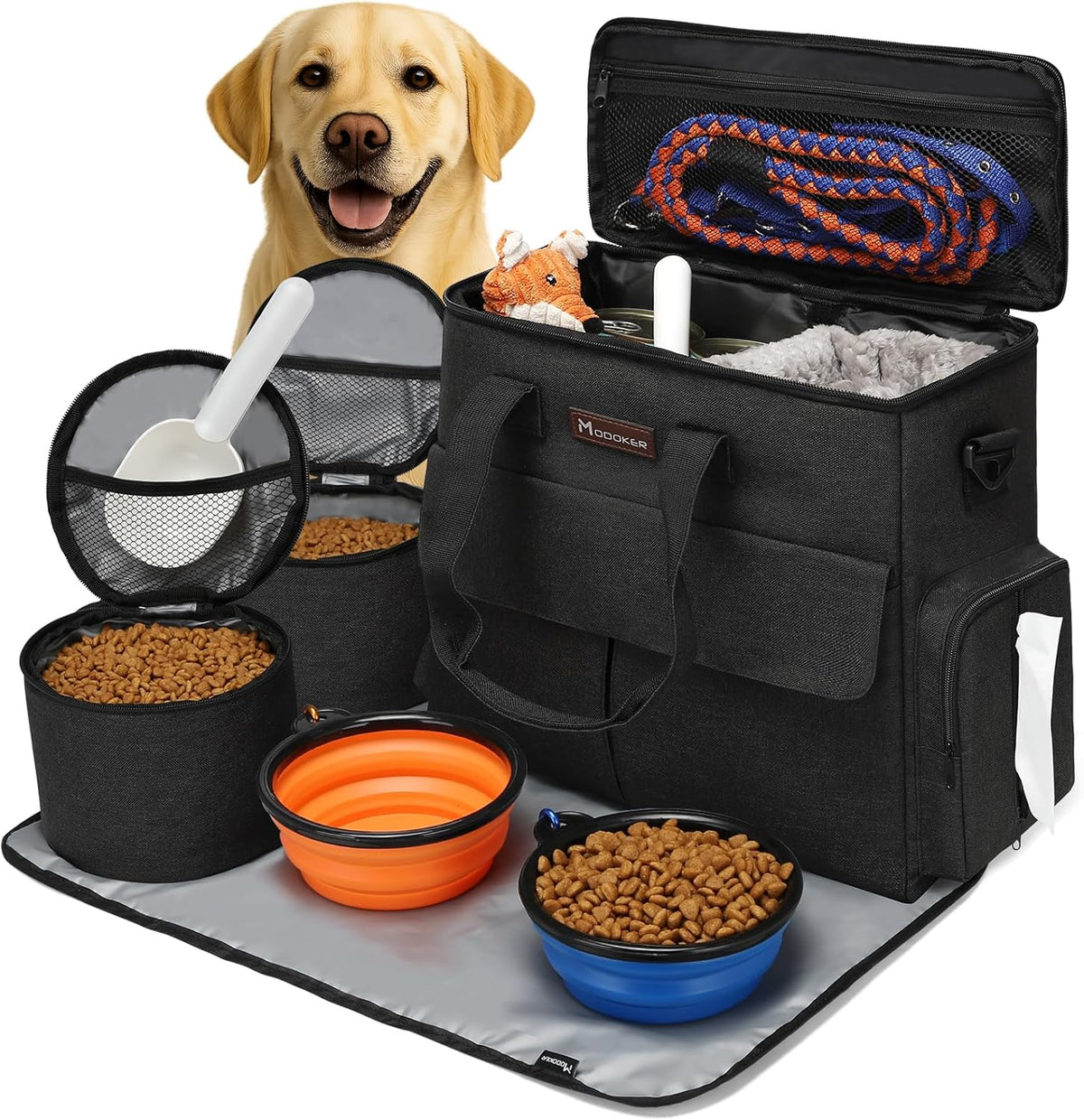 Dog Travel Bag by - Dog Travel Kit for a Weekend