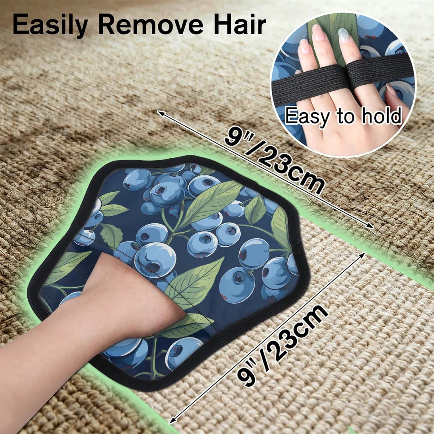 Pet Hair Removal Glove for Dogs Cats Reusable Washable Set