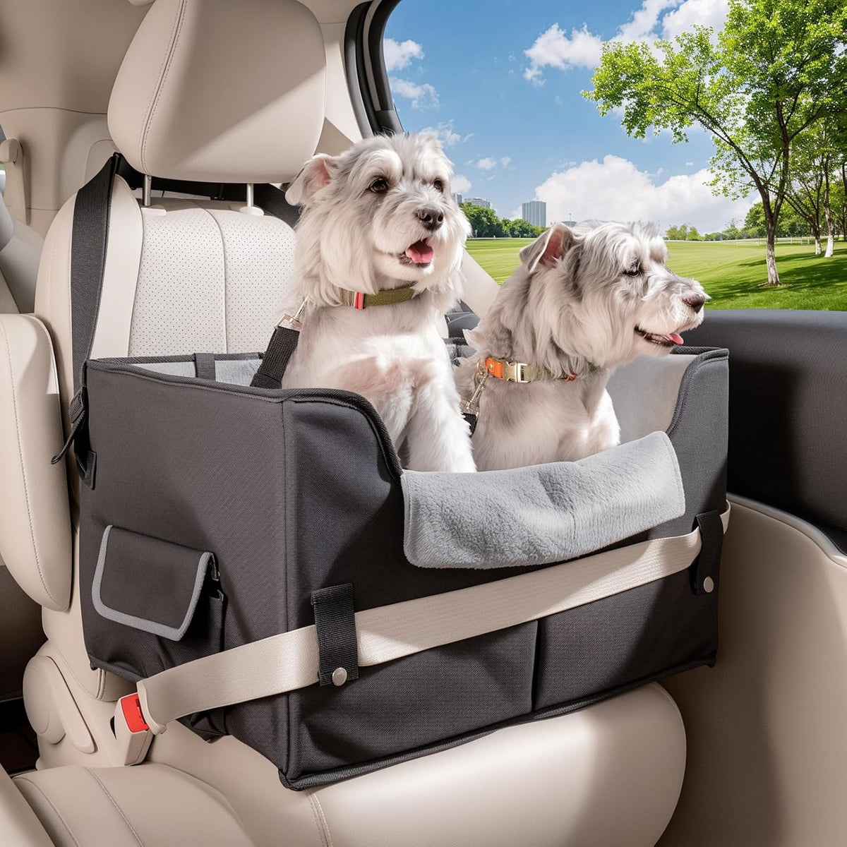 Dog Car Seat for Medium or Large Dogs Size Portable Car