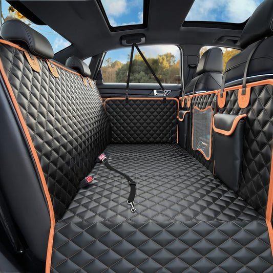 Back Seat Extender for Dogs,Dog Car Seat Cover for Back