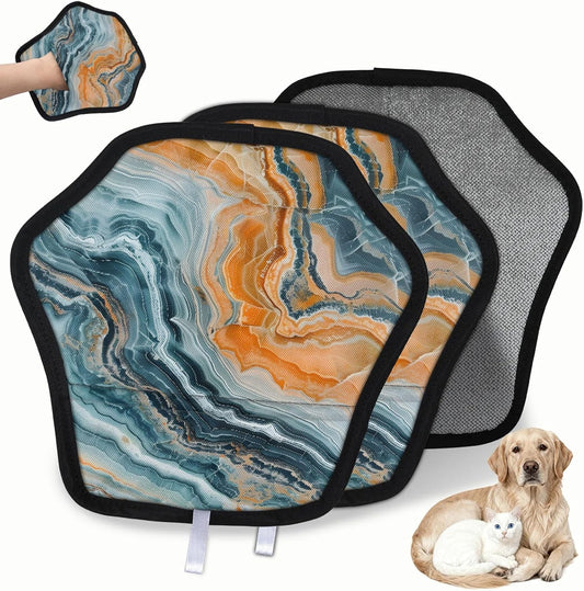 Pet Hair Removal Glove for Dogs Cats Reusable Washable Set
