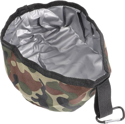 Portable Folding Dog Bowl Large Capacity Oxford Cloth