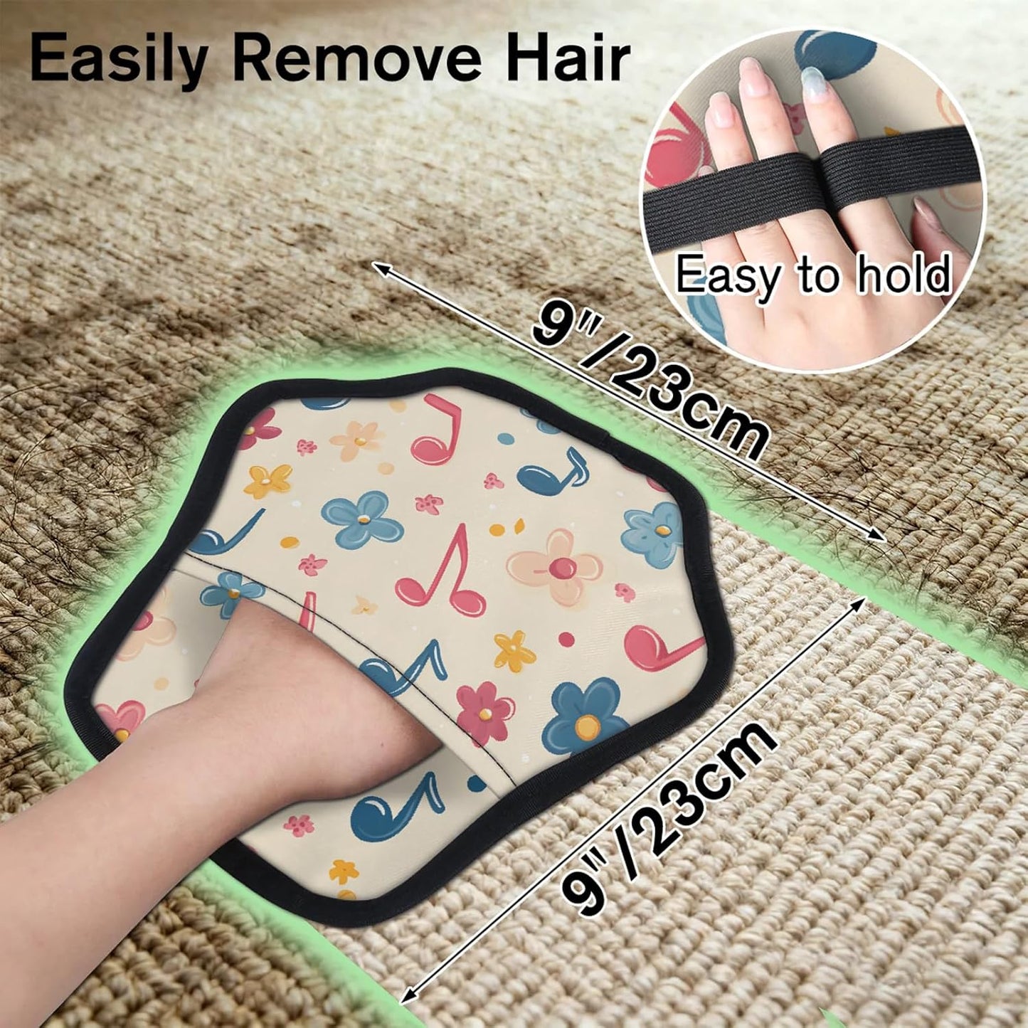 Pet Hair Removal Glove for Dogs Cats Reusable Washable Set