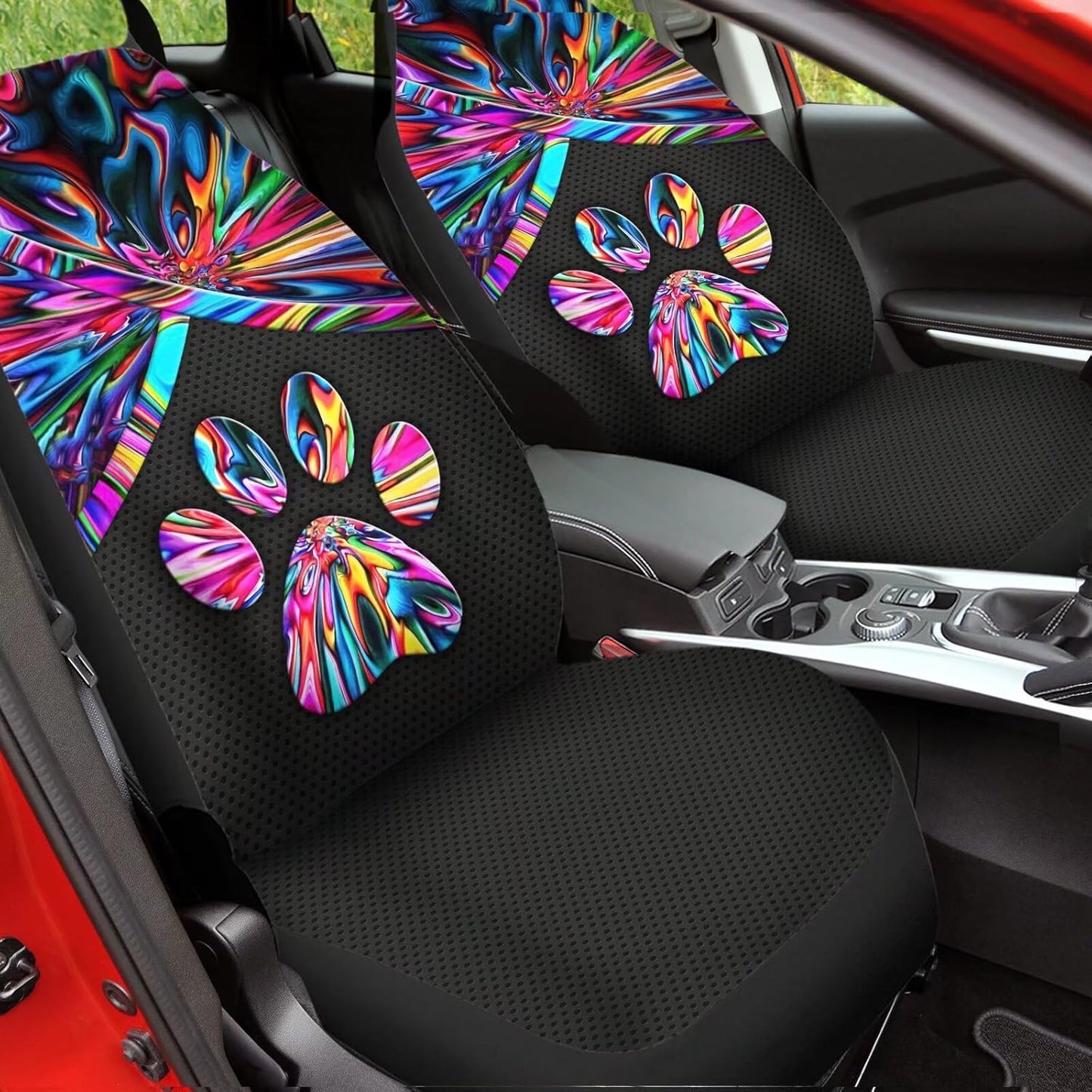 Universal Bucket Seats Cover Protector, 2 PCS Colorful