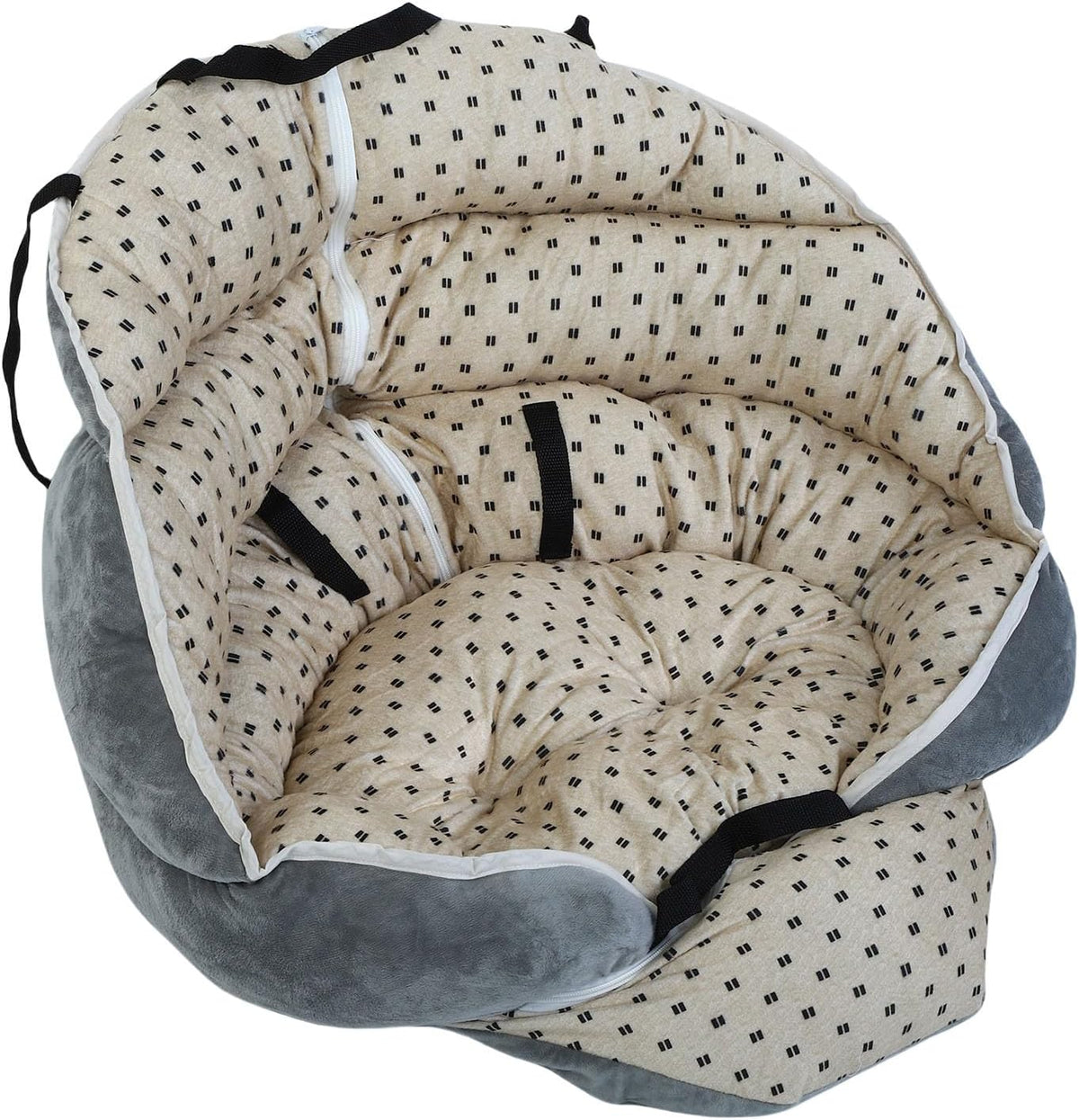 Dog Car Seat, Cozy Den Design Portable Pet Seat for Small