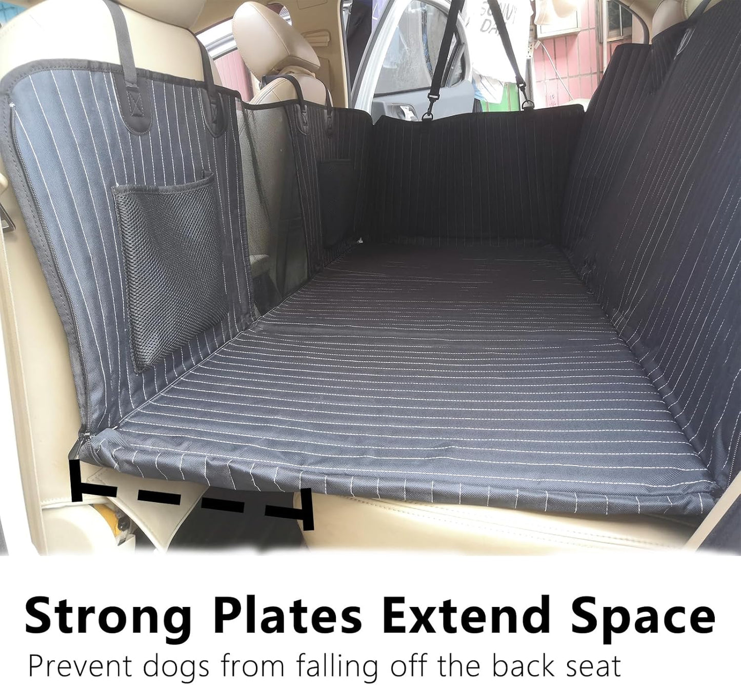 Back Seat Extender for Dogs, Dog Car Seat Cover, Back Seat