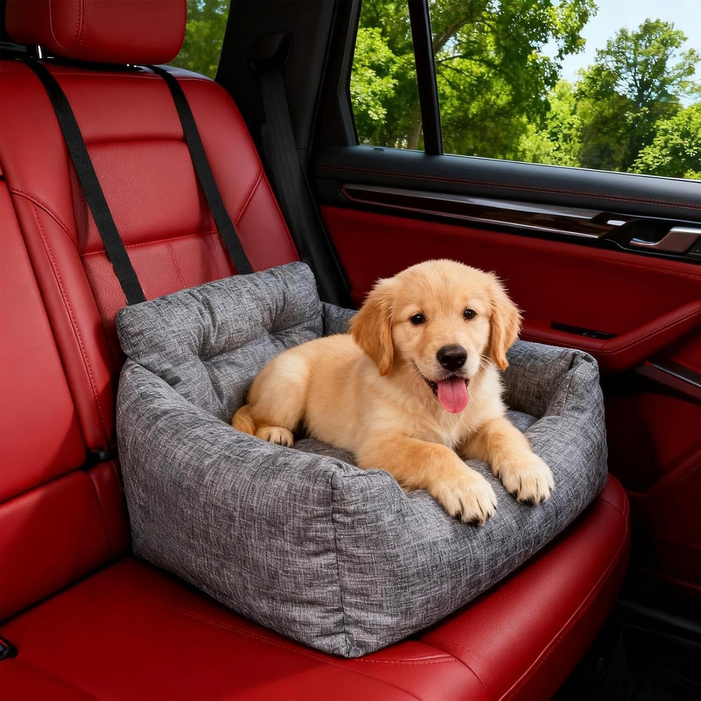 Dog Car Seat | Foldable Waterproof Breathable Cushions |