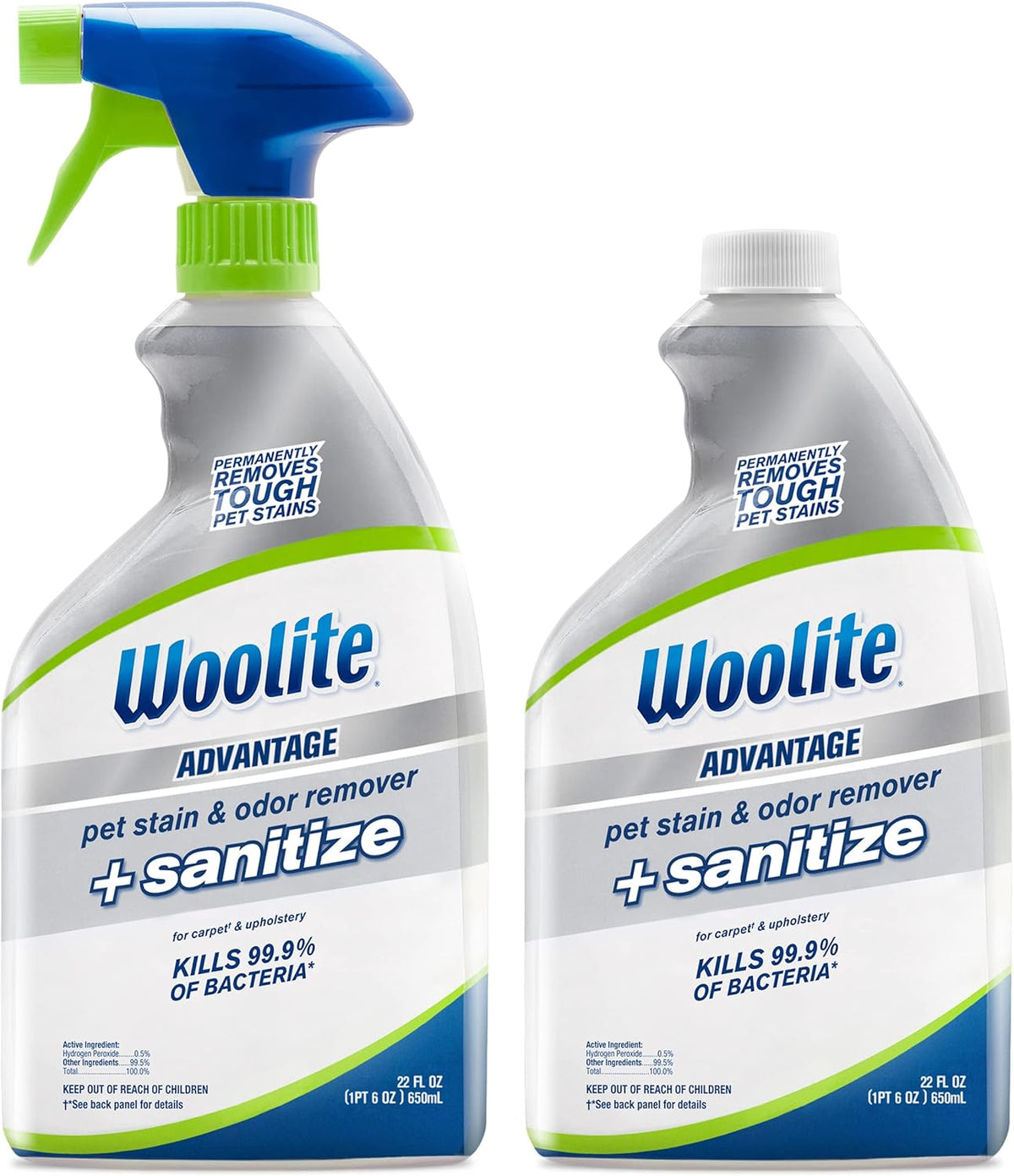 Woolite® Advantage Pet Stain & Odor Remover + Sanitize, 3327