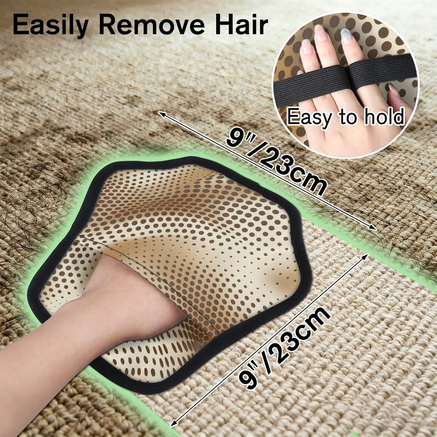 Pet Hair Removal Glove for Dogs Cats Reusable Washable Set