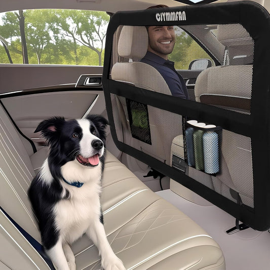 Dog Barrier for Car Back Seat & Cargo Area with Wider