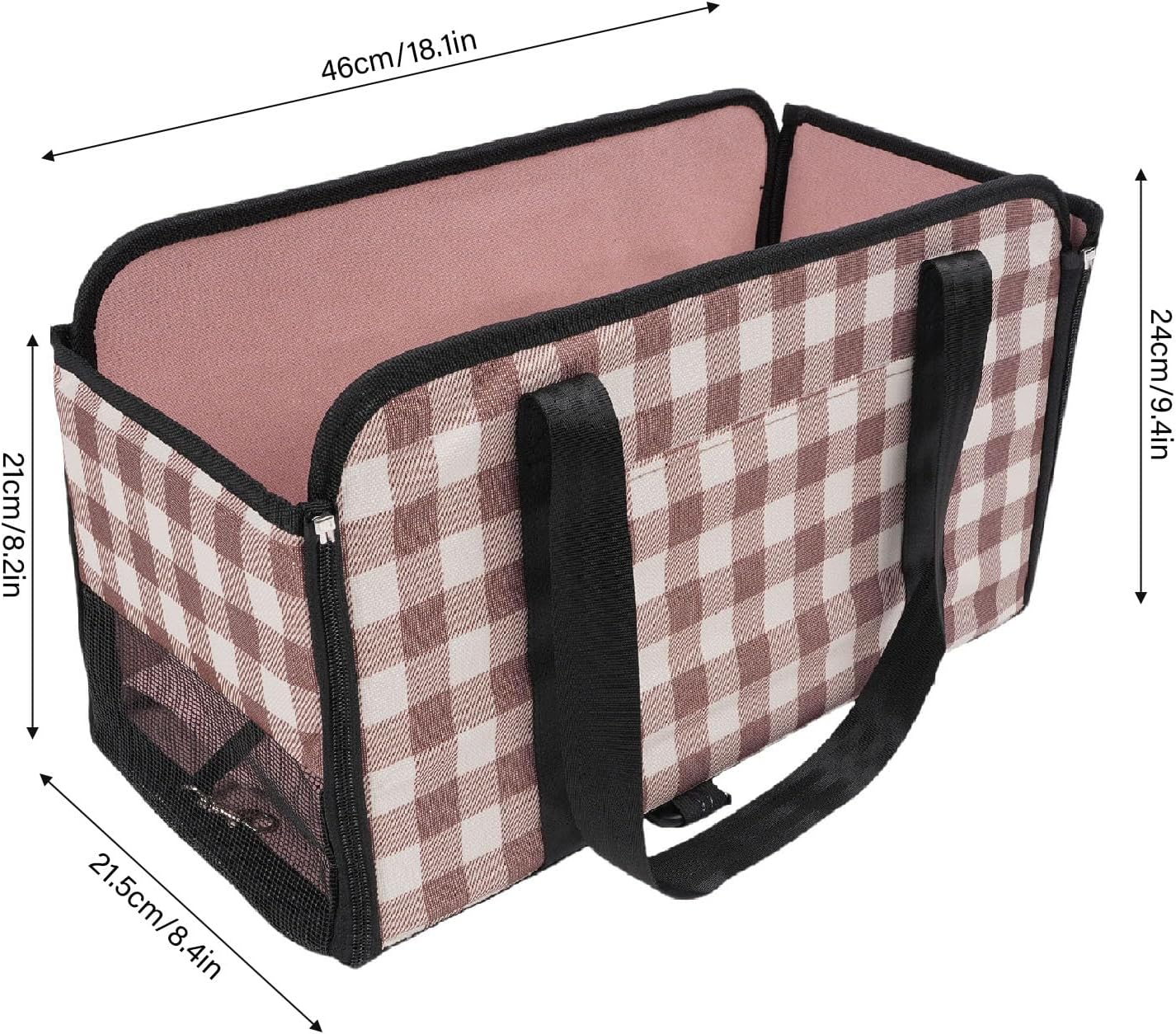 Dog Car Seating, Portable Multifunctional Pet Bed with 600D