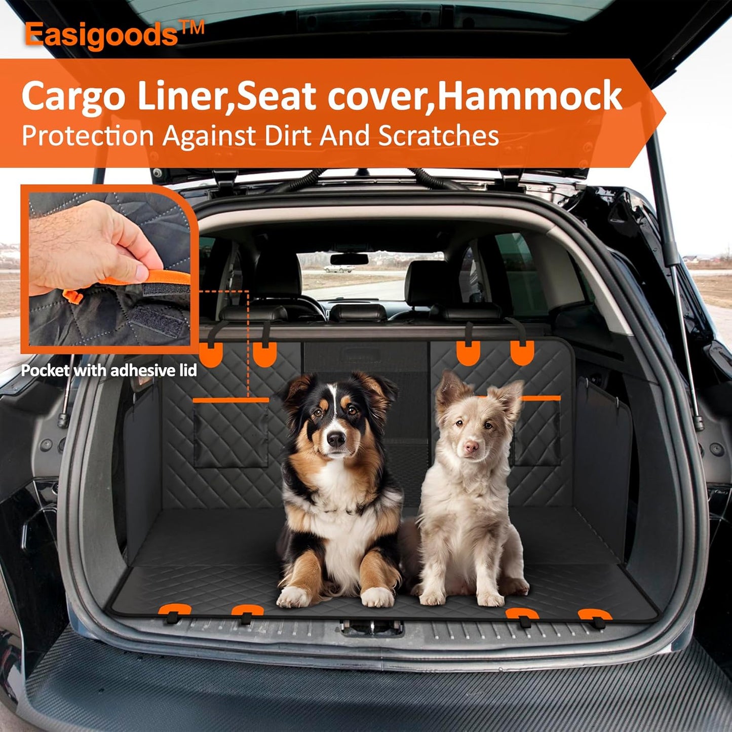 Waterproof,Scratch Resistant Car Backseat Cover for Dogs