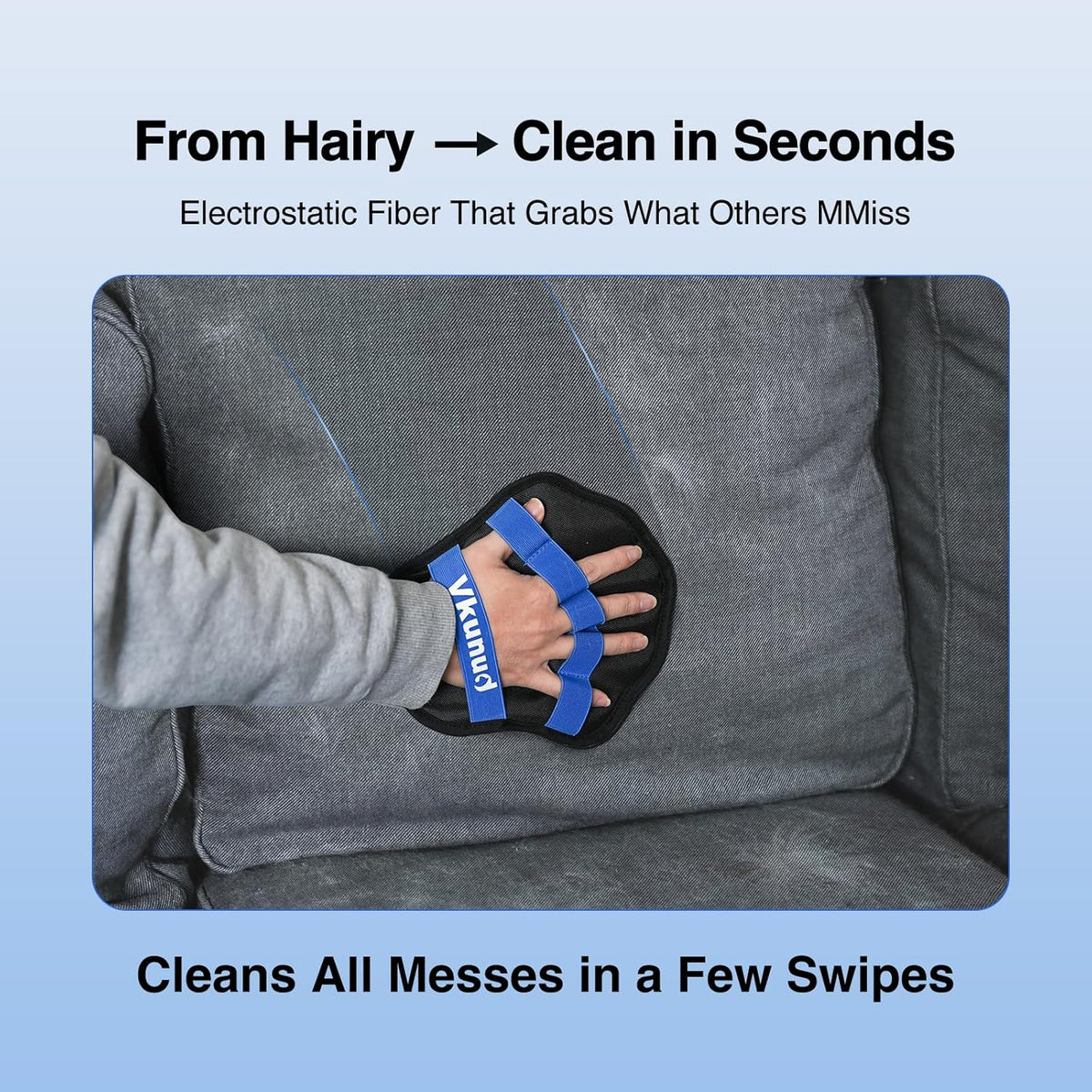 Pet Hair Removal Glove, Reusable Fabric Hair Remover Tool