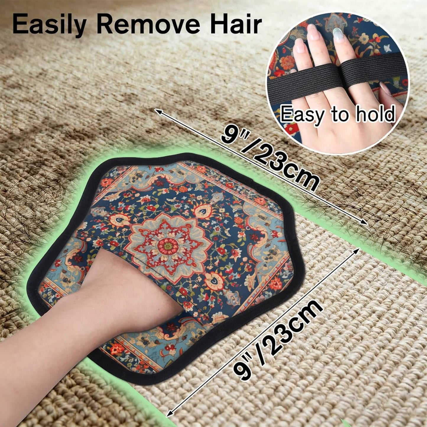 Geometric Vintage Pattern 2Pcs Electrostatic Reusable Pet