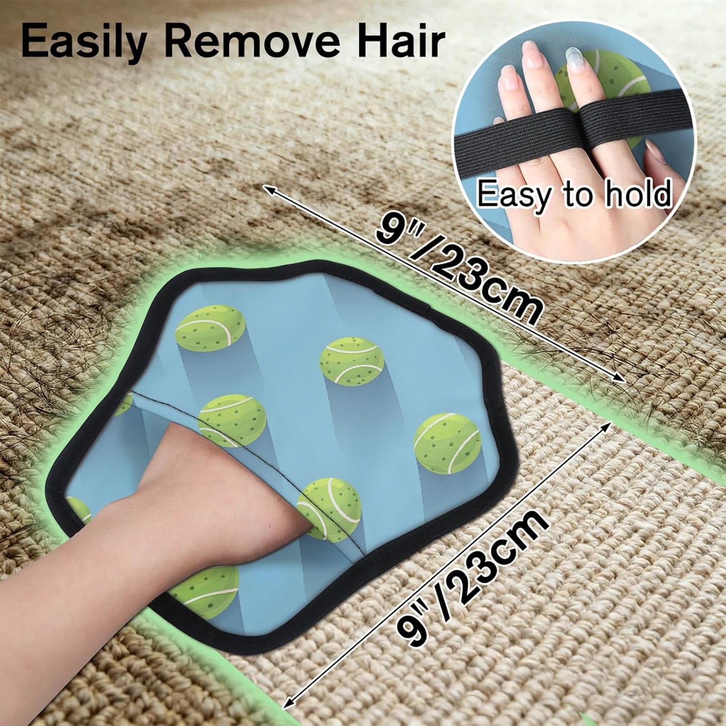 Pet Hair Removal Glove for Dogs Cats Reusable Washable Set