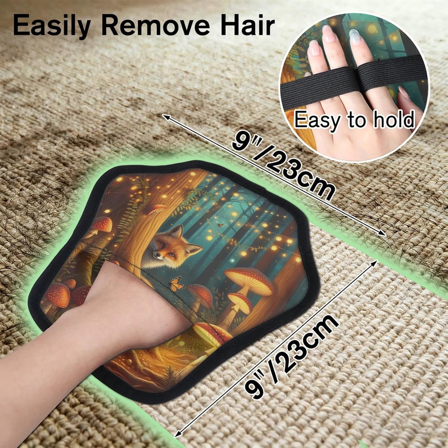 Pet Hair Removal Glove for Dogs Cats Reusable Washable Set