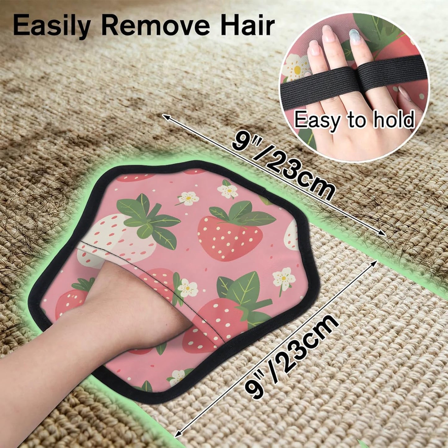 Pet Hair Removal Glove for Dogs Cats Reusable Washable Set