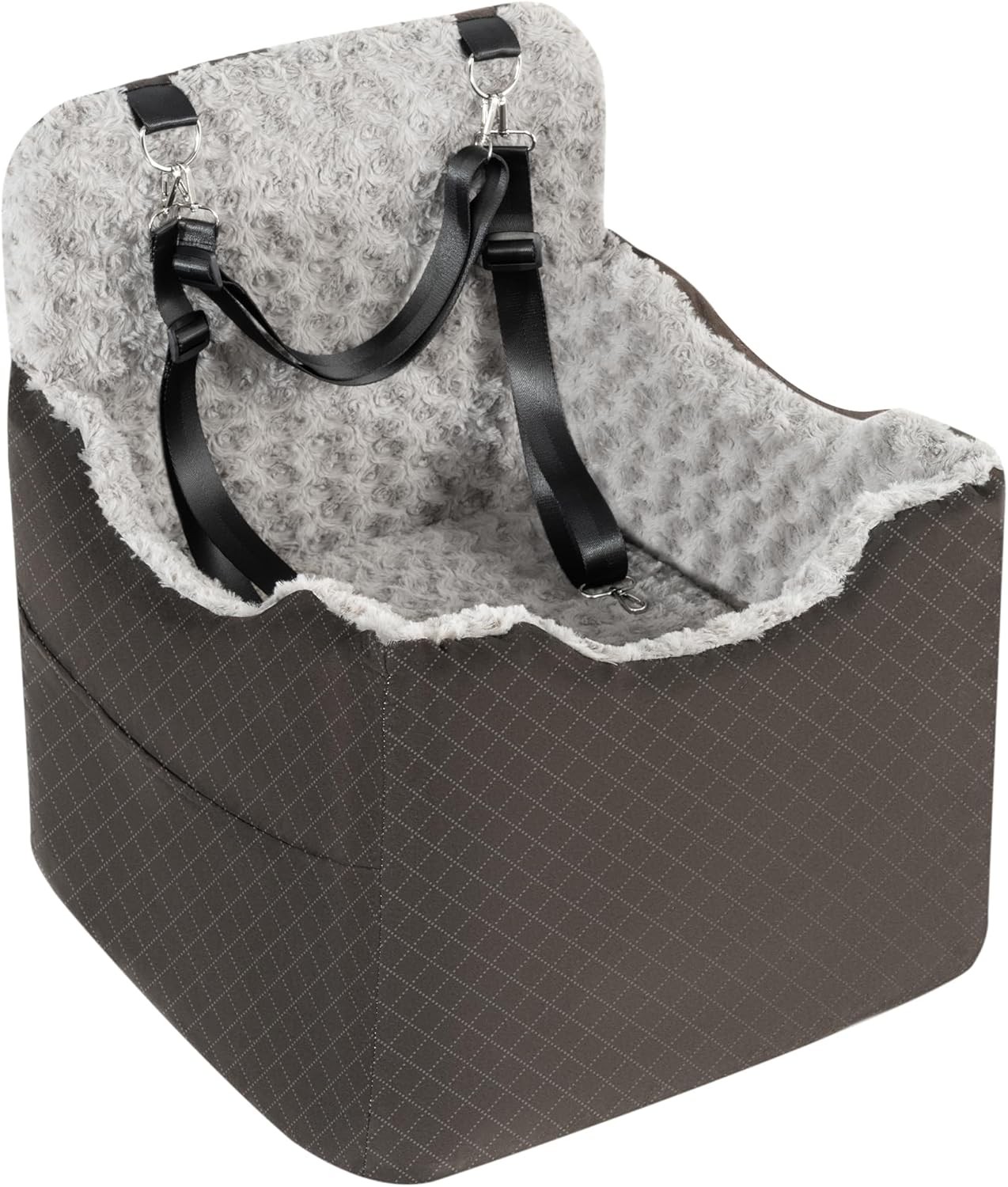 Dog Car Seat for Small Medium Dogs - 6.7inch Elevated Dog