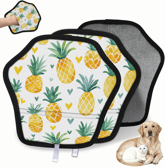 Pet Hair Removal Glove for Dogs Cats Reusable Washable Set