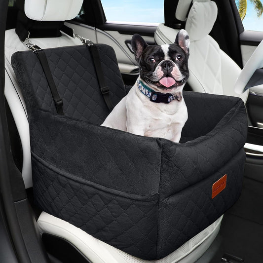 Small Dog Car Seat, Memory Foam Dog Booster Car Seats with