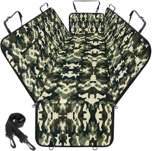 Waterproof Dog Car Seat Cover for Back Seat - Durable, Pet