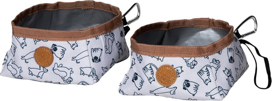 Sport Pet Travel Bowls - Soft Fabric 2pk