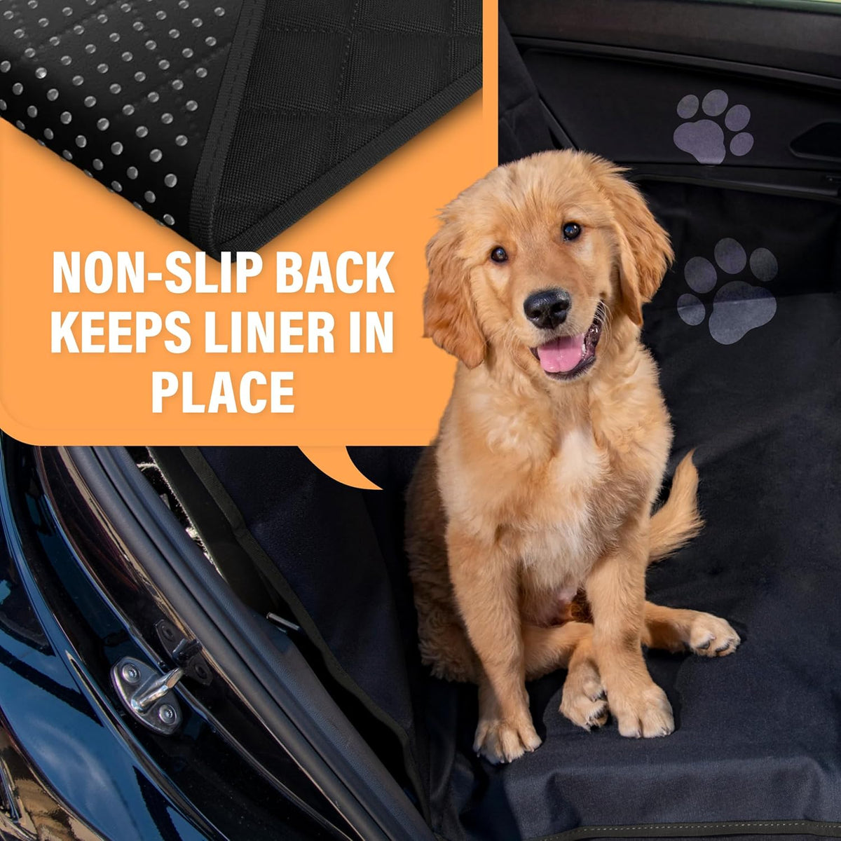 Waterproof Hammock Standard Car Seat Cover, Fits Sedans