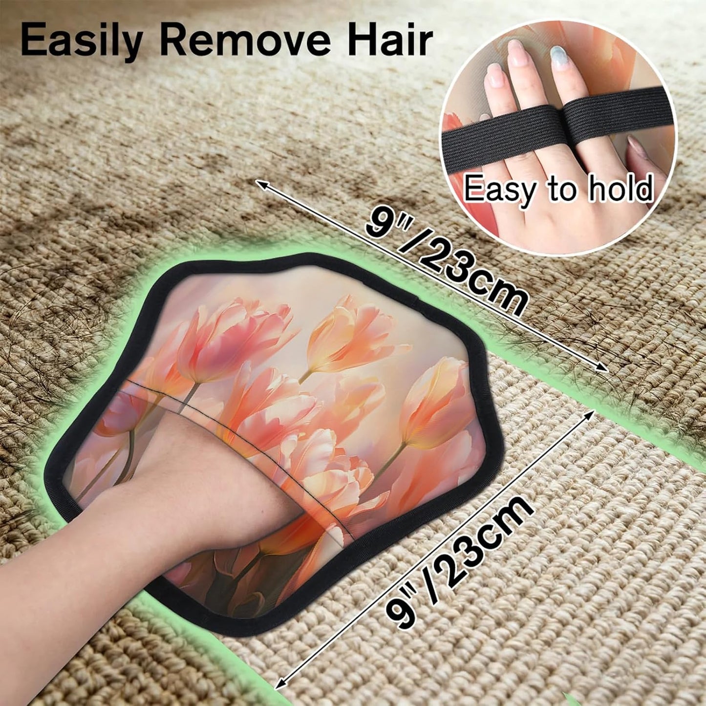 Pet Hair Removal Glove for Dogs Cats Reusable Washable Set