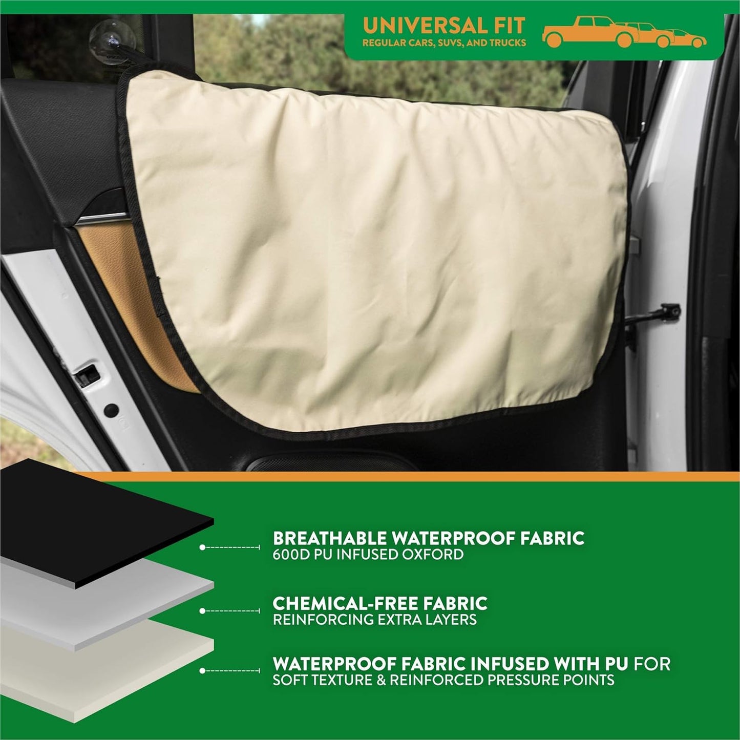 Premium Car Door Protector | Washable & Waterproof Interior