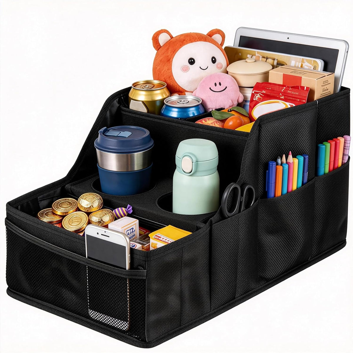 Car Seat Organizer Backseat and Passenger Seat Organizer
