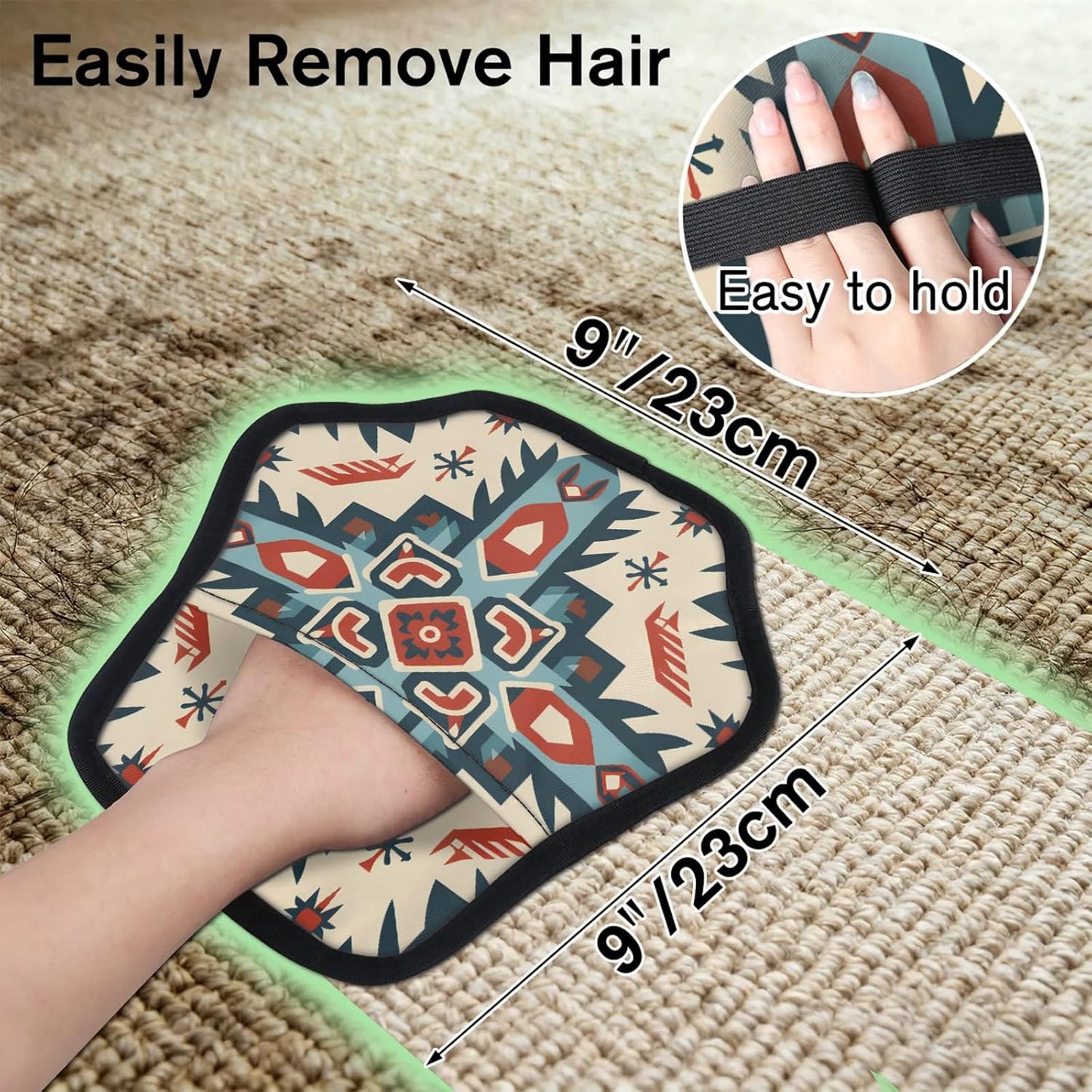Enthic Flower Old 2Pcs Electrostatic Reusable Pet Hair