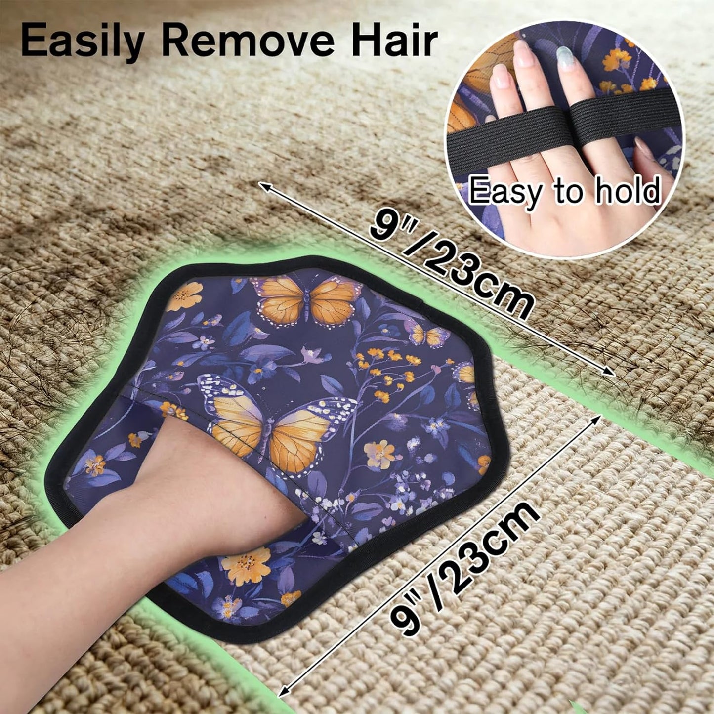 Pet Hair Removal Glove for Dogs Cats Reusable Washable Set