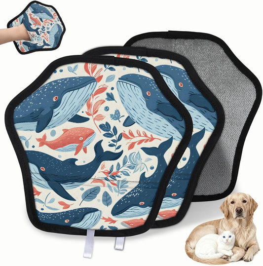 Pet Hair Removal Glove for Dogs Cats Reusable Washable Set