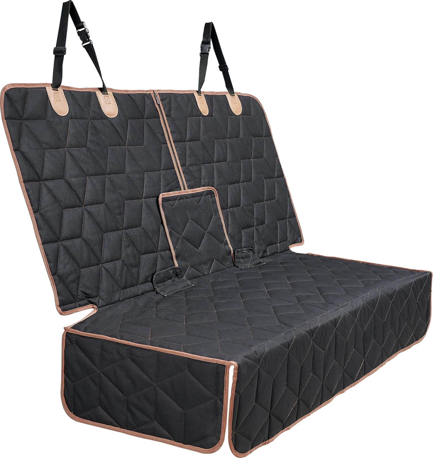Dog Car Seat Cover for Back Seat, Heavy-Duty Non-Slip