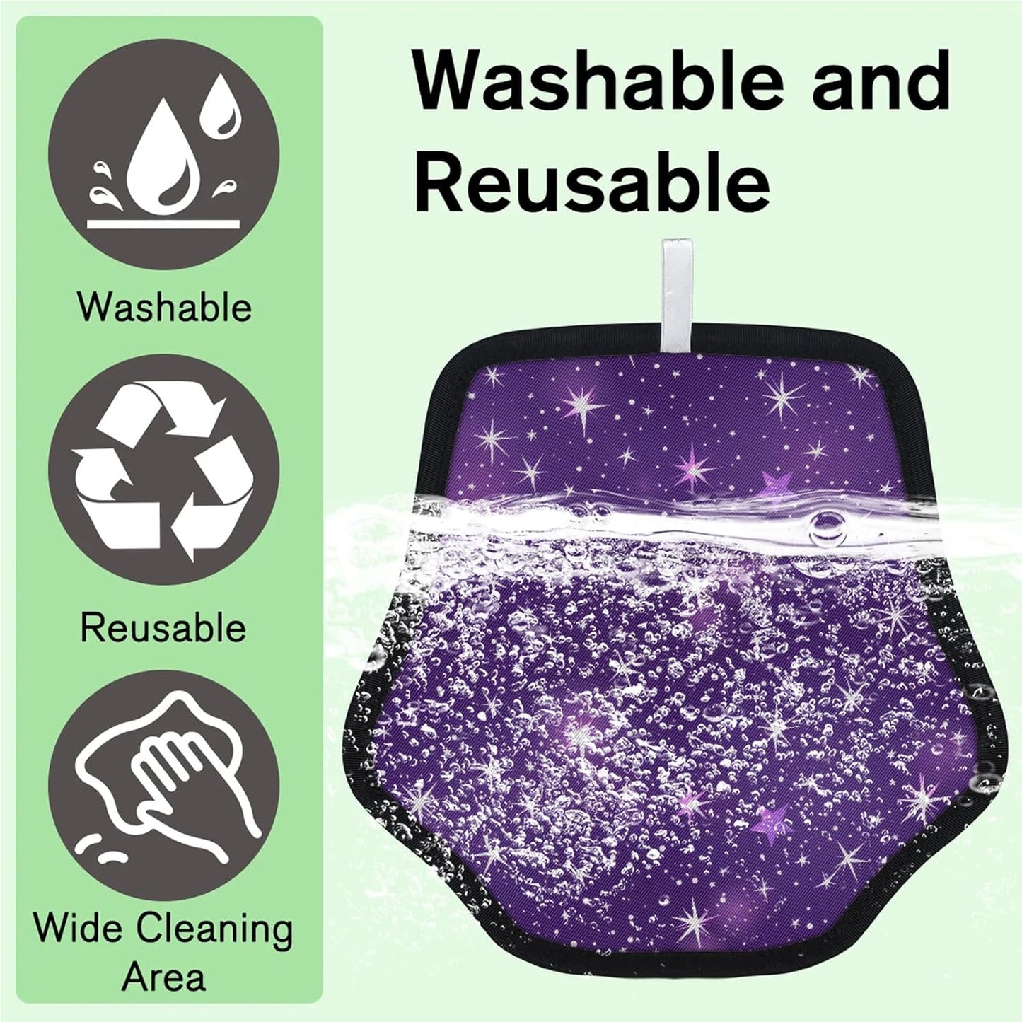 Starry Sky 2Pcs Electrostatic Reusable Pet Hair Removal