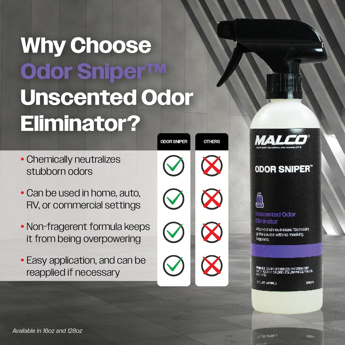 Odor Sniper - Fragrance-Free Odor Eliminator for Car