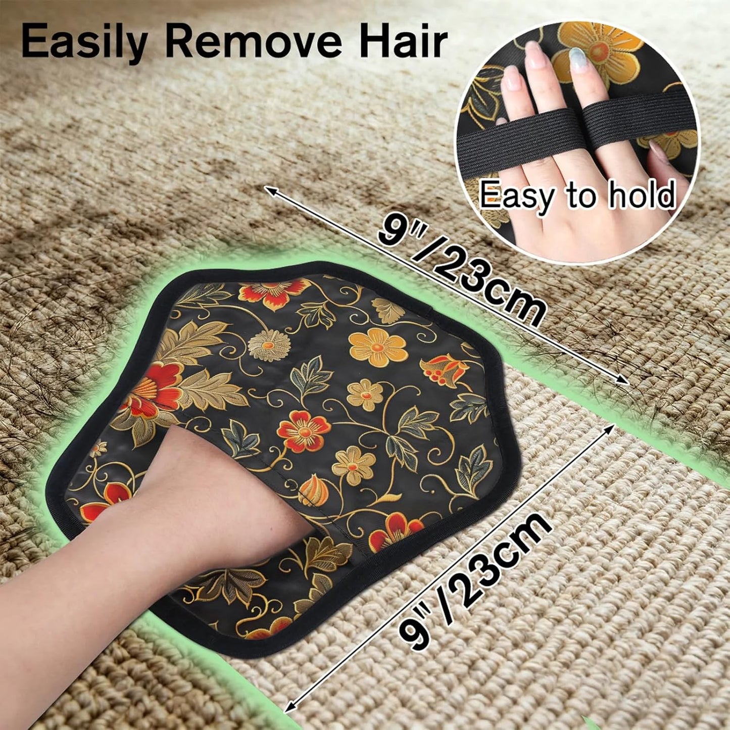 Pet Hair Removal Glove for Dogs Cats Reusable Washable Set