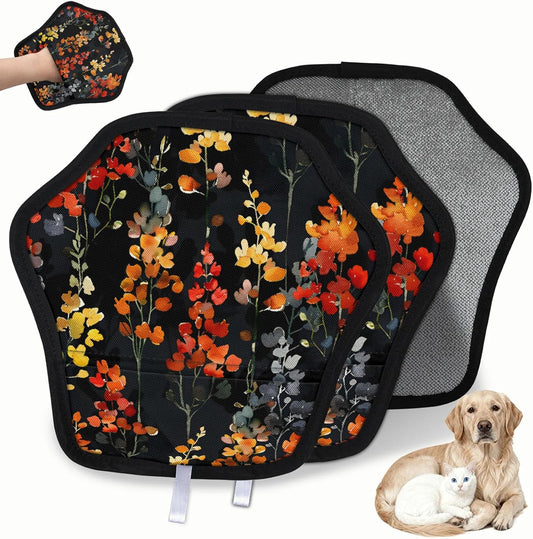 Pet Hair Removal Glove for Dogs Cats Reusable Washable Set