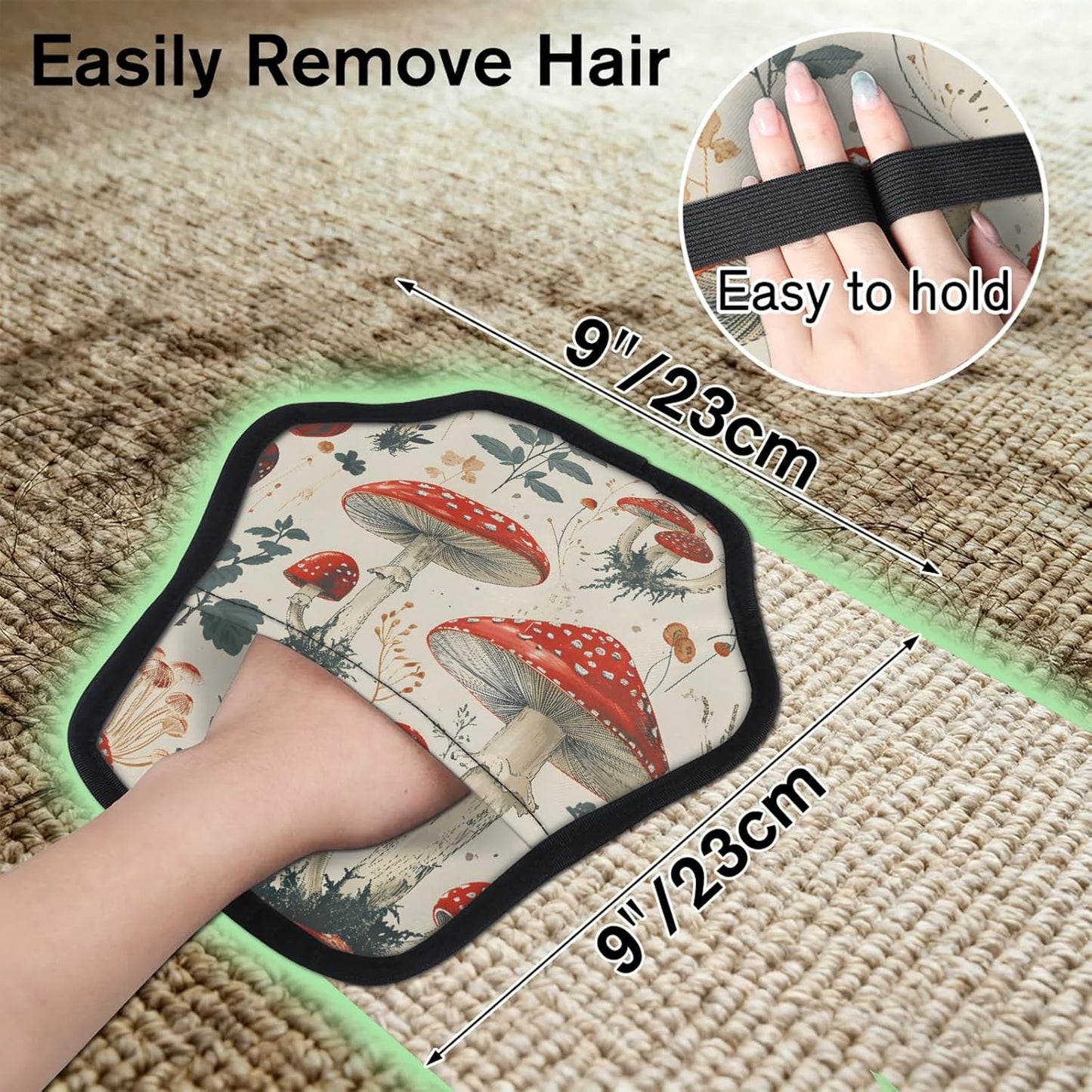 Pet Hair Removal Glove for Dogs Cats Reusable Washable Set