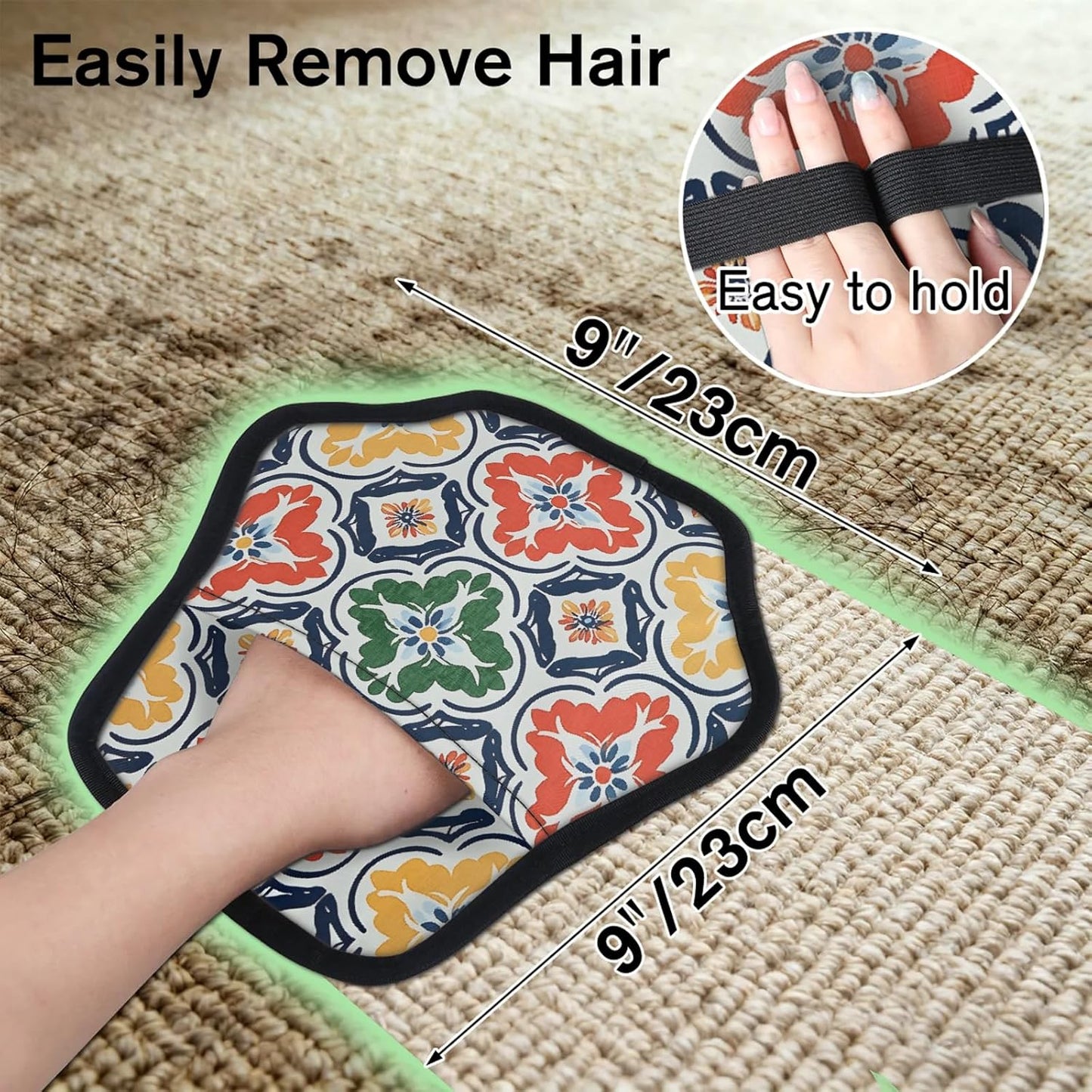 Pet Hair Removal Glove for Dogs Cats Reusable Washable Set