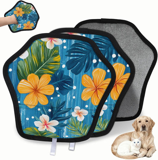 Pet Hair Removal Glove for Dogs Cats Reusable Washable Set