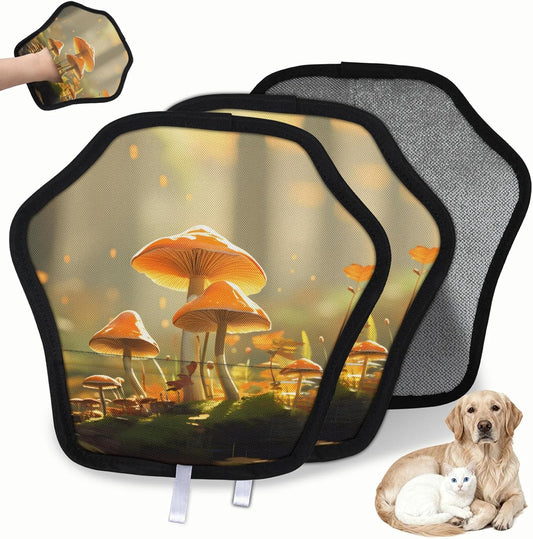 Pet Hair Removal Glove for Dogs Cats Reusable Washable Set